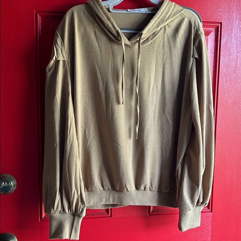Men's Tan Hoodie
